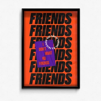 Постер в рамці FRIENDS А3