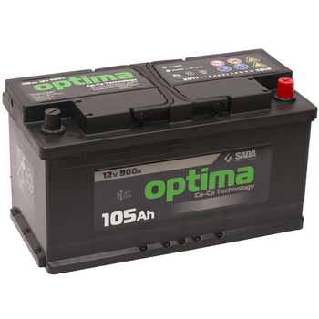 Автомобільний акумулятор Optima 6СТ-105 (-/+) Євро оптима 12В 105Ач 900А