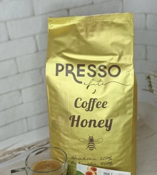 Кава зернова Oroma Coffe Honney 1 кг / Мед/