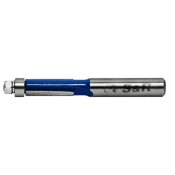 Фреза кромочная S&R 8х20 мм прямая с подшипником (216903080)