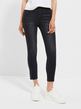 Jeansy skinny damskie Moodo Z-JE-3601 S Czarne (5904152254388)