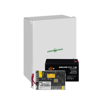 Блок бесперебойного питания в боксе с АКБ GreenVision GV-007-UPS-A-1203-8A-7Ah