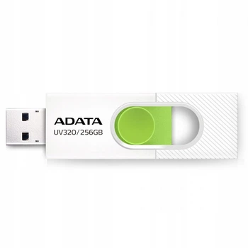 Флеш-накопичувач ADATA USB 3.2 AUV 320 256Gb White/Green (AUV320-256G-RWHGN)