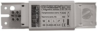Баласт електромагнітний 30W 230V для люмінесцентних ламп [l010016] E.NEXT e.ballast.magnetic.230.30