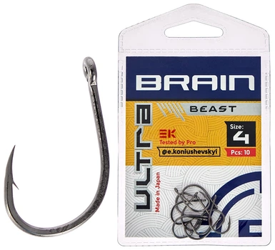 Крючок Brain Ultra Beast #4 10шт/уп