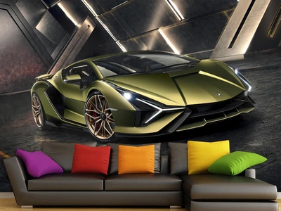 Фотошпалери флізелінові Upstream авто Lamborghini 112х75 см (S5CAR-009/0)