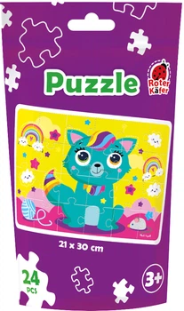 Puzzle Roter Kafer Wróżka Kot 21 x 30 cm 24 elementy (5903858960654)