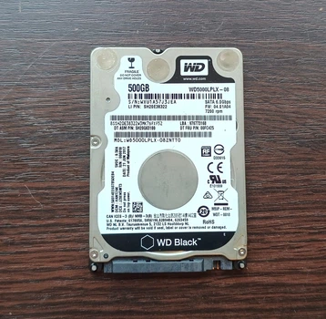 Жёсткий диск WD Black HDD 2.5" 500GB 7200RPM Б/У