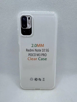 Чехол Clear Case 2мм для Xiaomi Redmi Note 10 5G Прозрачный