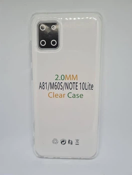 Чехол Clear Case 2мм для Samsung Galaxy Note 10 Lite Прозрачный