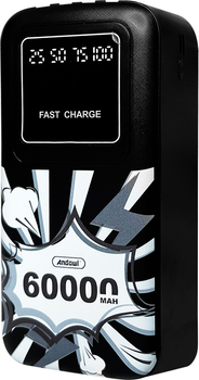 УМБ Andowl Q-CD212 Power Bank 60000 mAh Black (1050-46)