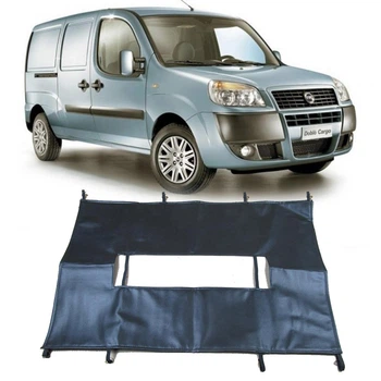 Утеплитель радиатора Fiat Doblo 2004 - 2013 зимняя защита радиатора Черный