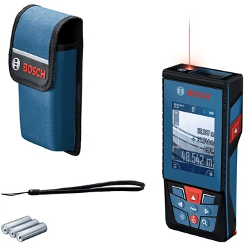 Лазерный дальномер Bosch Professional GLM 100-25 C + Защитная сумка + Ремень для переноски + 3x батареи 1.5 В LR6 (AA) (0601072Y00)