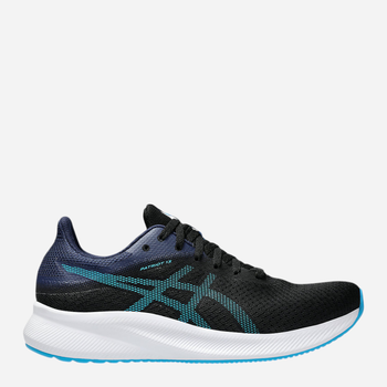 Чоловічі кросівки для бігу ASICS Patriot 13 1011B485-010 42.5 (9US) 27 см Чорний/Блакитний (4550457846974)