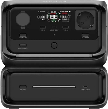 Зарядна станція EcoFlow RIVER 3 Max / 600 Вт / 572 Вт⋅год / LiFePO4 (EFRIVER3Max-EU-CBOX)