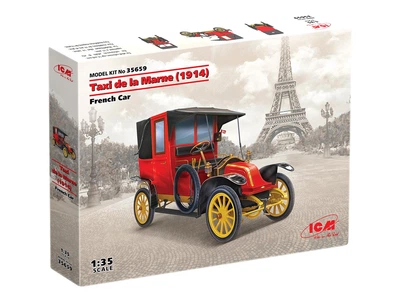 Сборная модель ICM Марнское такси 1914 , Французский автомобиль 35659