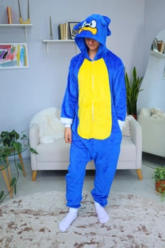 Пижама Кигуруми My Kigu Мужская Sonic Hedgehog Ёж Соник Синий размер XL 175-185 см (21099411)