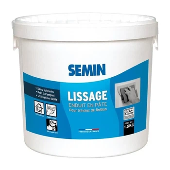 Шпаклевка готовая SEMIN Lissage (ультра финиш) ведро 15 кг