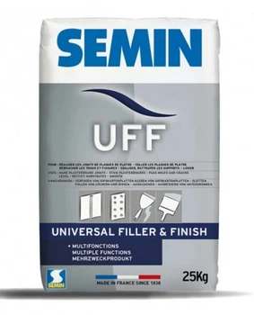 Шпаклевка универсальная SEMIN UFF (смесь для швов ГК) 20 кг