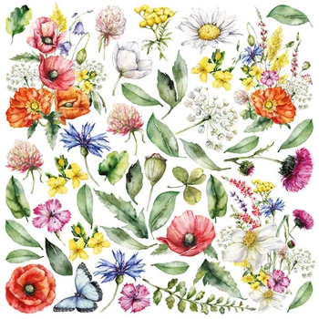 Набір картинок для вирізання Фабрика Декору, Summer Meadow 20х20 см, 02127F