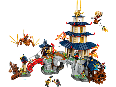 Конструктор LEGO Ninjago: Турнірне місто з храмом 1650 елементів (71814)