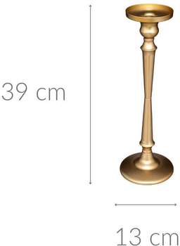 Підсвічник Atmosphera на ніжці 39 см Золотий (3560231554798)
