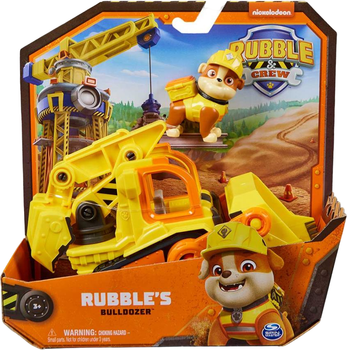 Игровой набор Spin Master Rubble&Crew Кремез и команда Базовый строительный автомобиль с фигуркой Кремеза (SM28500/6066511)