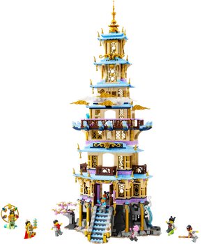 Zestaw klocków LEGO Monkie Kid: Niebiańska pagoda 1621 element (80058)