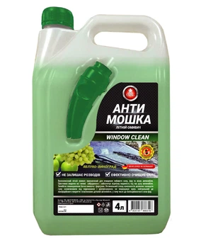 Омивач літній Антимошка GNL Window Clean "Яблуко+Виноград" 4л