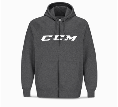 Толстовка CCM Fullzip CVC Hoody подростковая F4788 Размер M F4788-JR-M