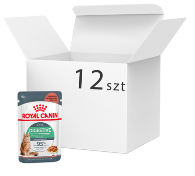 Упаковка вологого корму для дорослих кішок Royal Canin Digestive Care 12х85 г (9003579309568) (95764)