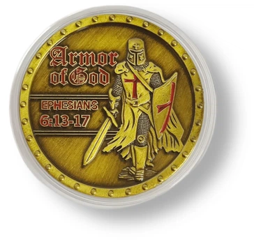Монета сувенирная «Armor of God / Доспехи Бога»