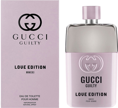 Туалетна вода для чоловіків Gucci Guilty Love Edition Mmxxi 90 мл (3616301395089)