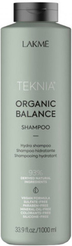 Шампунь для волосся Lakme Teknia Organic Balance зволожуючий 1 л (8429421441117)