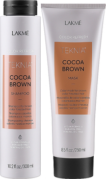 Набір по догляду за волоссям Lakme Teknia Refresh Cocoa Brown Шампунь 300 мл + Маска 250 мл (8429421442169)