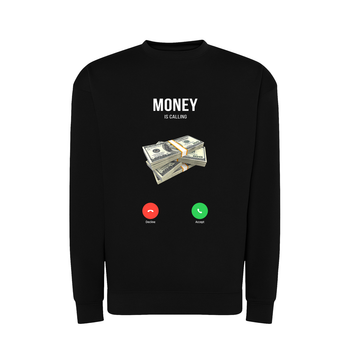 Свитшот с принтом ТiШОТКА Money is calling S Черный (1001140285)