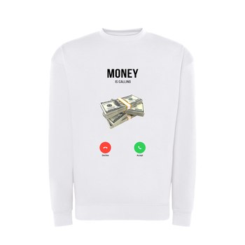 Свитшот с принтом ТiШОТКА Money is calling S Белый (1001140285)