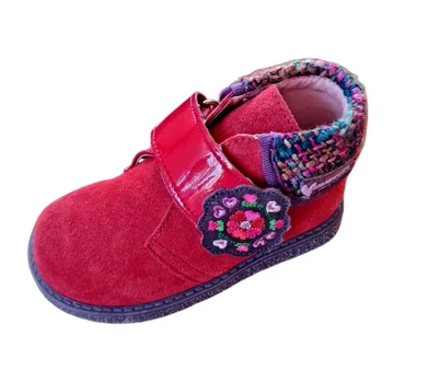 Ботинки замшевые для девочки Agatha Ruiz de la Prada 111969 красные 28
