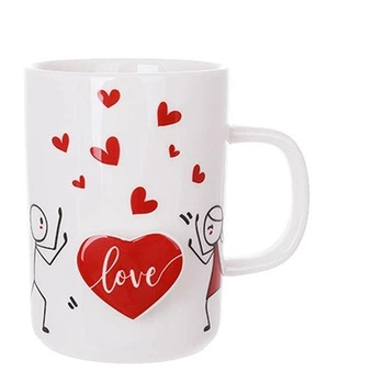 Чашка фарфоровая Flora Love You 380 мл. 33541
