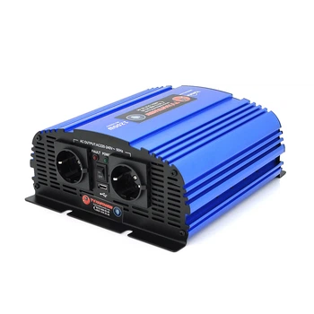 Інвертор напруги Tommatech MS-1200 24V 220V 1200W модифікована синусоїда для авто заряджання телефону USB (YU-GT_33A)