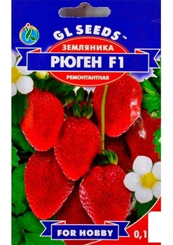Суниця ремонтантна "Рюген F1" ТМ "GL SEEDS" 0.1г (18382)