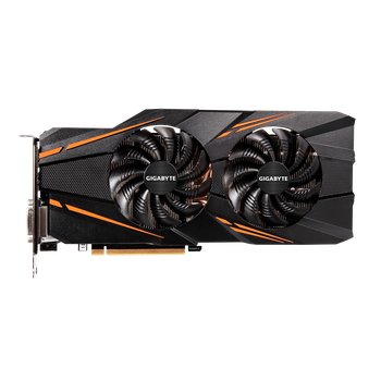 Видеокарта Gigabyte GTX 1070 (8GB/GDDR5/256bit) GV-N1070WF2OC-8GD БУ