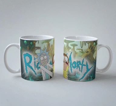 Подарункова чашка із принтом Рік та Морті (Rick and Morty) 10 330 мл.