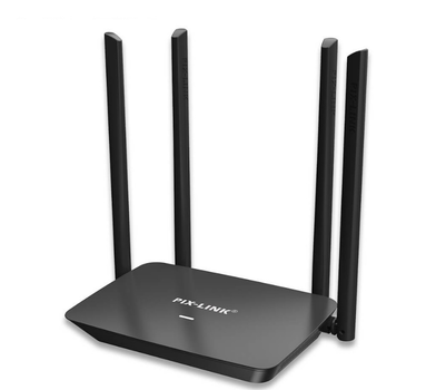 Маршрутизатор (роутер) PIX-LINK LV-WR37 2.4 ГГц Чорний 300 Мбіт/с