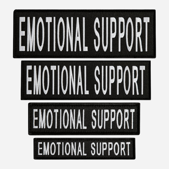 Набор шевронов на липучке IDEIA Emotional Support 5 x 15 см (4820227287154_1)