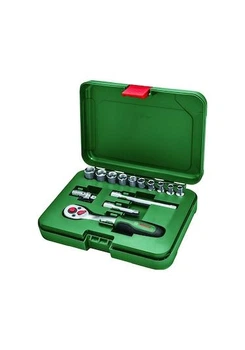 Набор Bosch торцевые головки, 3 адаптера, трещотка, 14 шт, в кейсе (1600A02BY0)