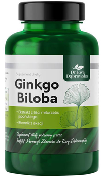 Naturalny suplement  DR Ewa Dąbrowska Ginkgo Biloba 60 szt (5906395564262)