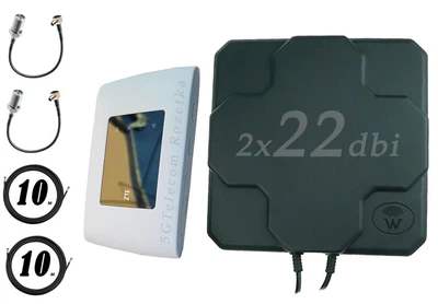 Комплект интернета для 4G/LTE/3G с WiFi роутером ZTE MF920u + Антенна планшетная MIMO 2×22dbi Укр!