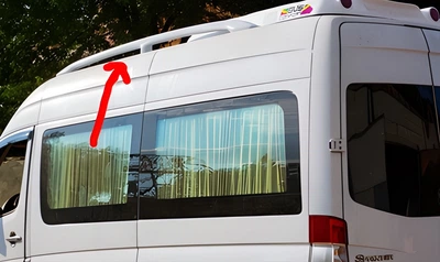 Рейлинги для Fiat Ducato 2006-2025 годов, короткие (200 см), под покраску