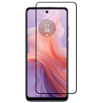 Захисне скло LUX для Motorola E14 повне проклеювання чорний